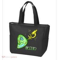 Cellfie Science Joke Biology Cell & Microscope Selfie Pun Tote Bag thumb 3