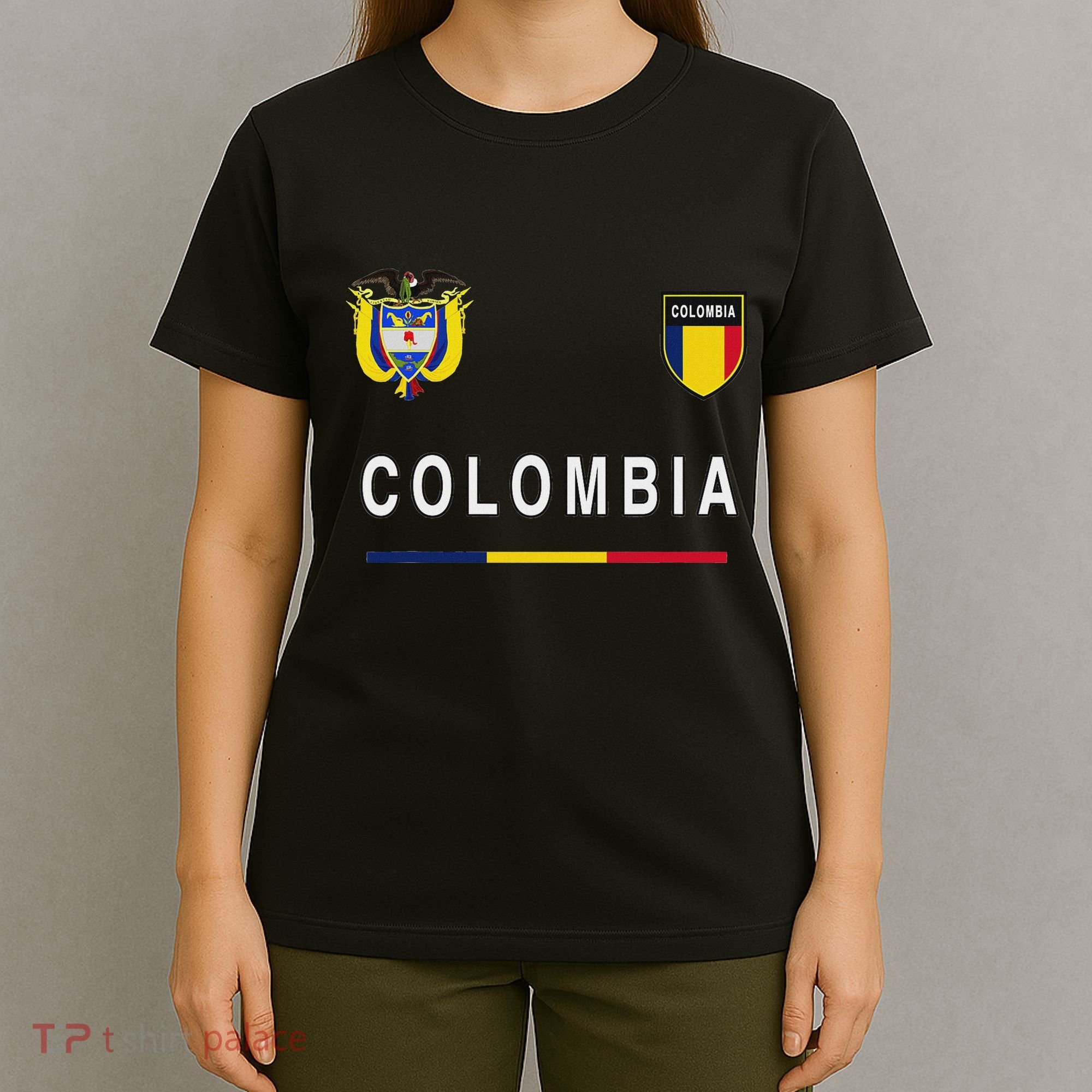 Colombia Sportsoccer Jersey Flag Football T-Shirt