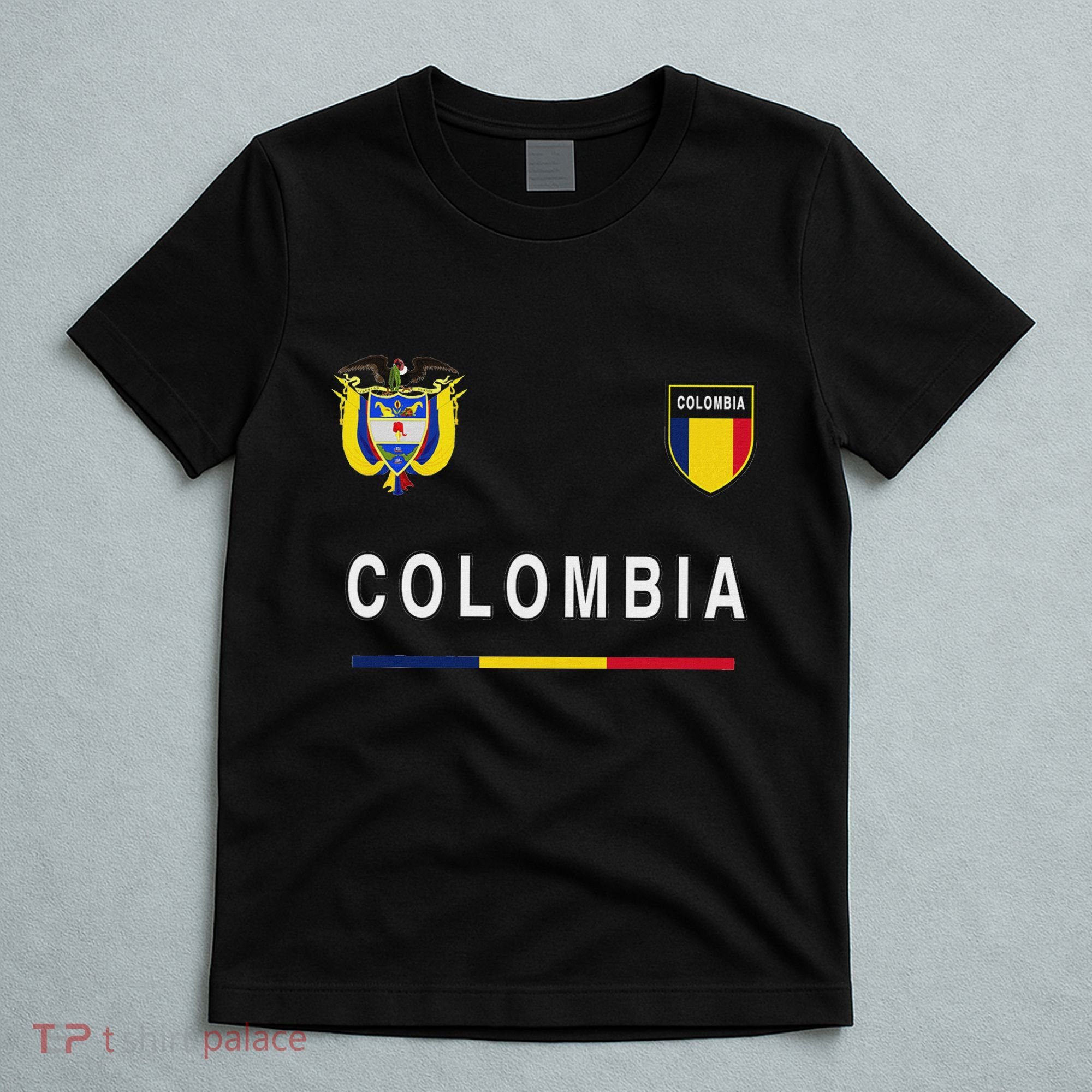 Colombia Sportsoccer Jersey Flag Football T-Shirt