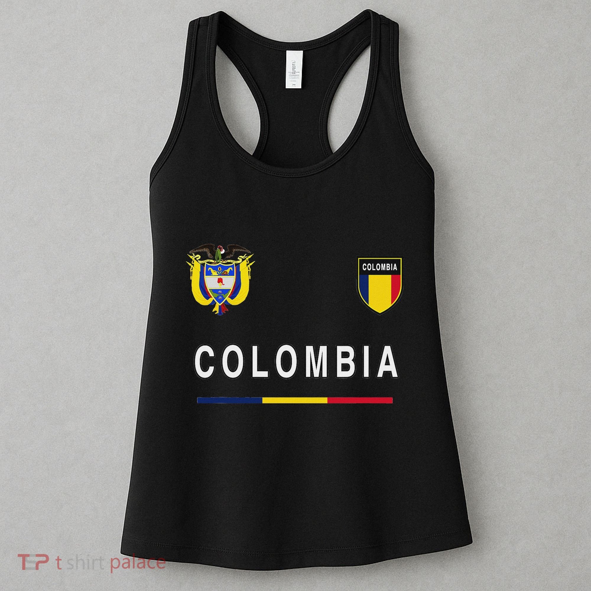 Colombia Sportsoccer Jersey Flag Football Women's Tank Top