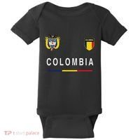 Colombia Sportsoccer Jersey Flag Football Baby Bodysuit thumb 0