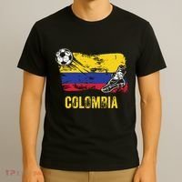 Colombia Soccer Jersey Fan Gallery Cheer Lady Mom Family T-Shirt thumb 3