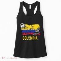 Colombia Soccer Jersey Fan Gallery Cheer Lady Mom Family Women's Tank Top thumb 0