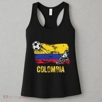 Colombia Soccer Jersey Fan Gallery Cheer Lady Mom Family Women's Tank Top thumb 3