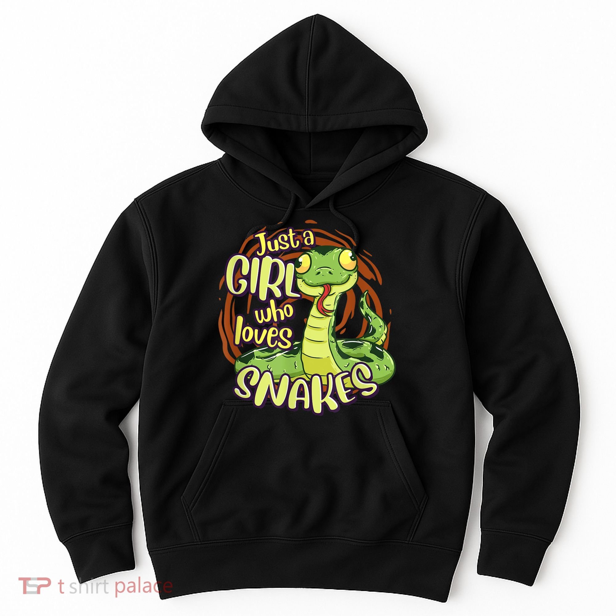 Cute Snake Just A Girl Who Loves Snakes Hoodie