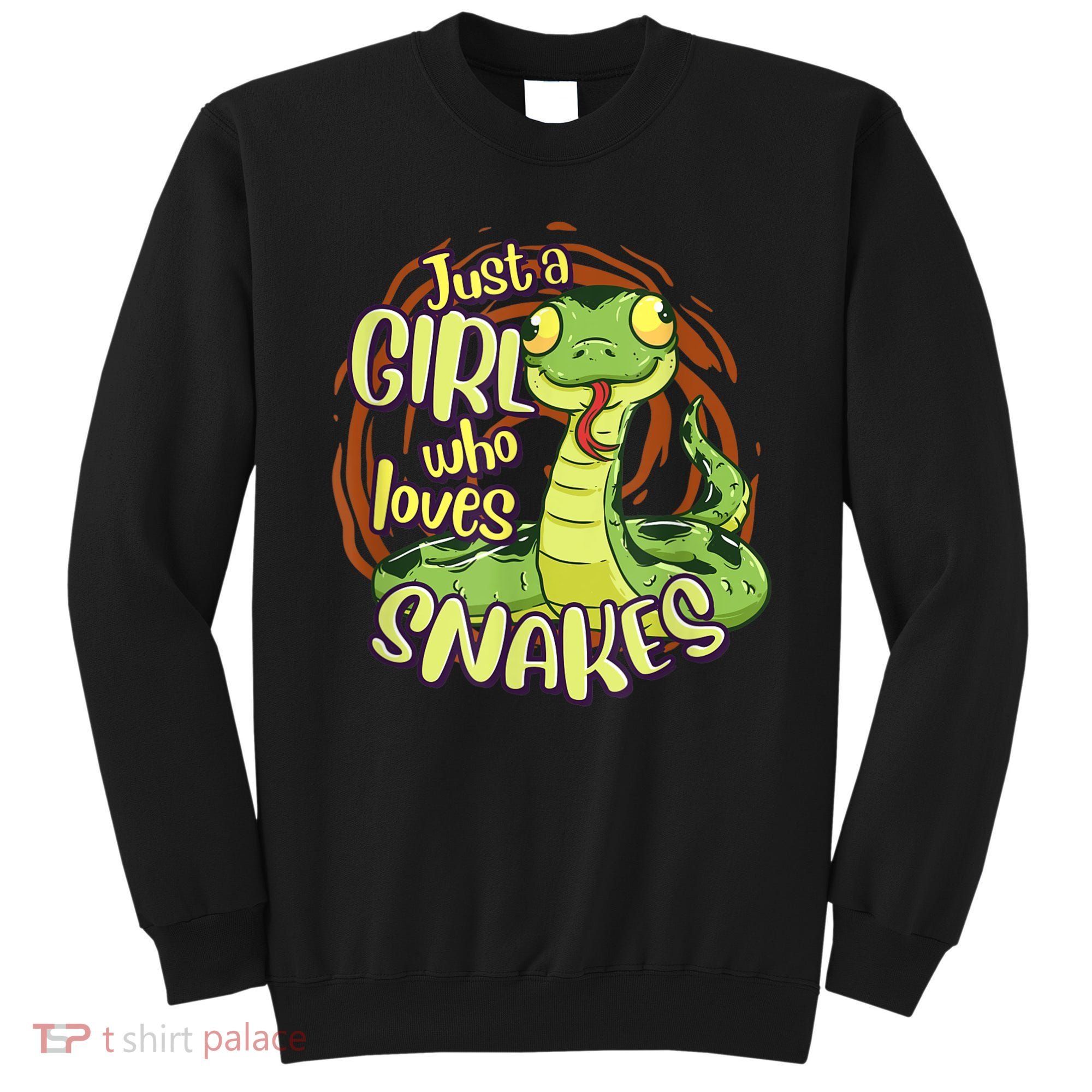 Cute Snake Just A Girl Who Loves Snakes Sweatshirt