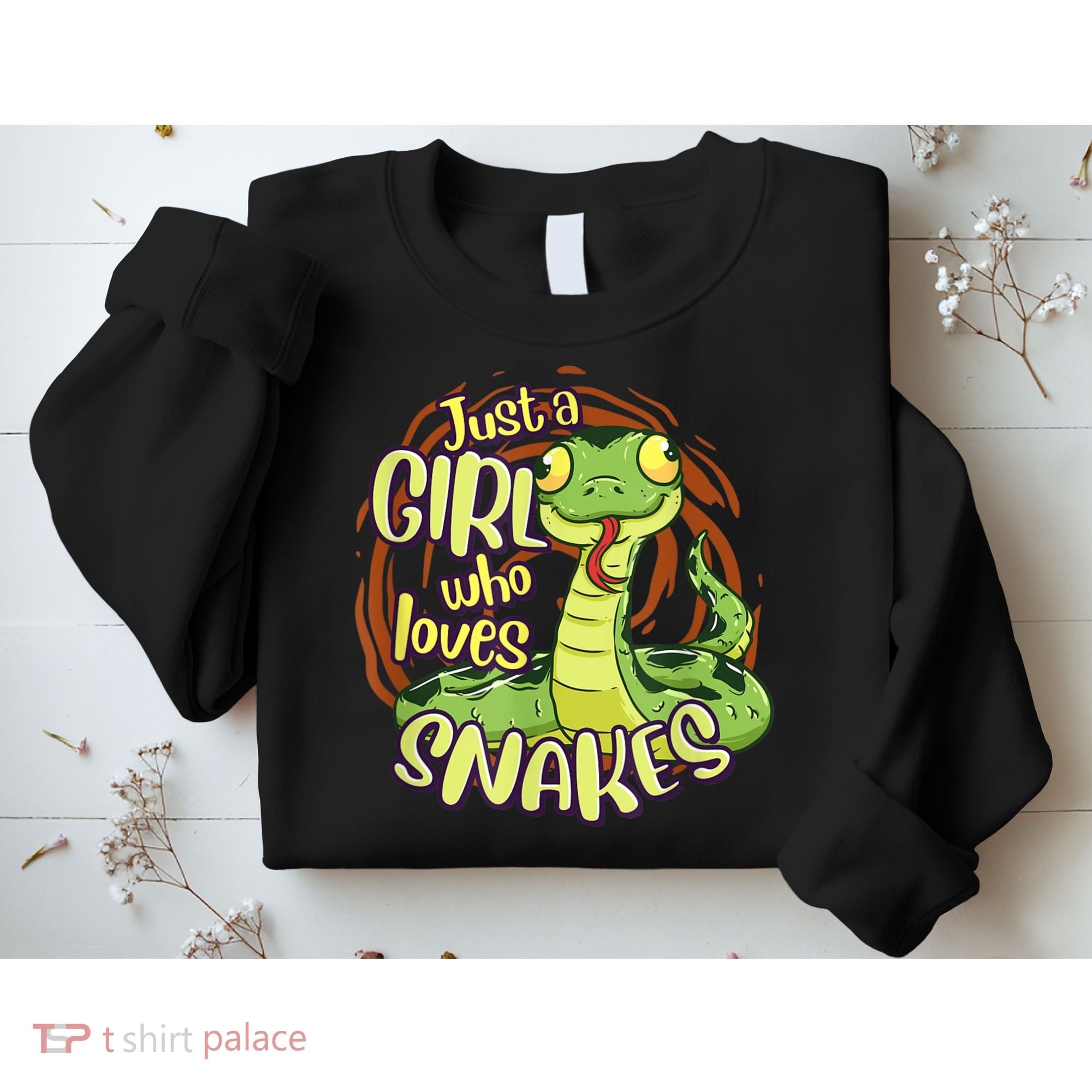 Cute Snake Just A Girl Who Loves Snakes Sweatshirt