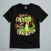 Cute Snake Just A Girl Who Loves Snakes T-Shirt thumb 5