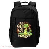 Cute Snake Just A Girl Who Loves Snakes Backpack thumb 0
