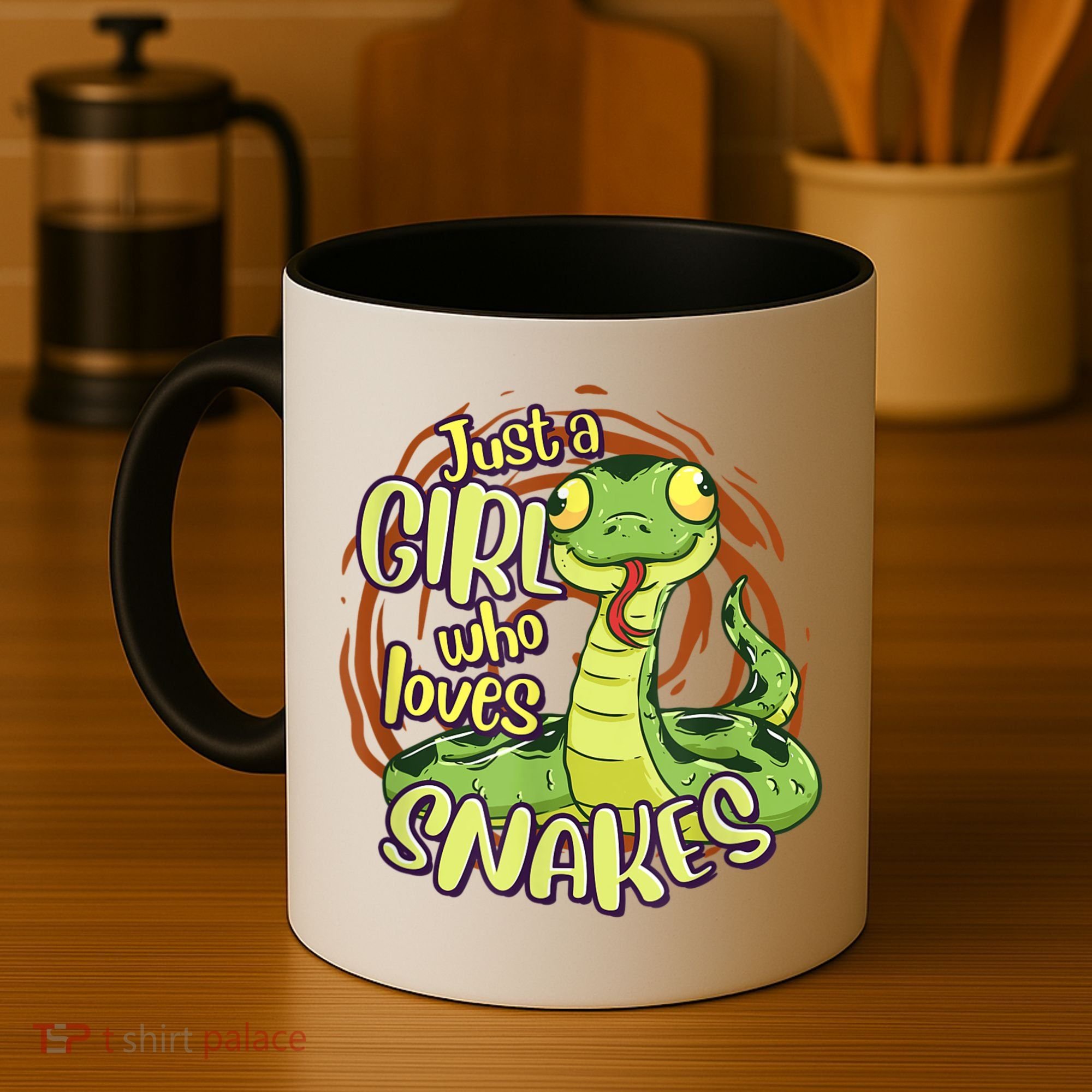 Cute Snake Just A Girl Who Loves Snakes Coffee Mug