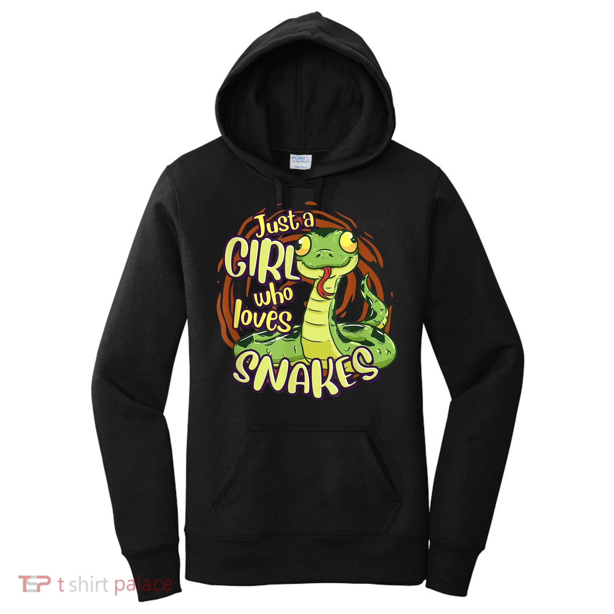 Cute Snake Just A Girl Who Loves Snakes Women's Hoodie