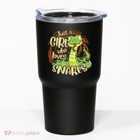 Cute Snake Just A Girl Who Loves Snakes Tumbler thumb 0