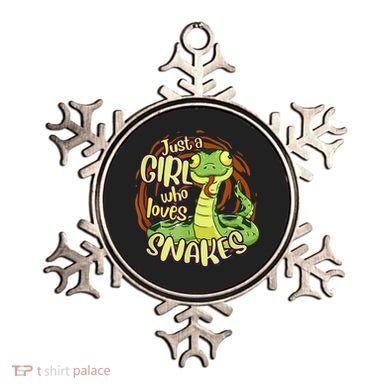 Cute Snake Just A Girl Who Loves Snakes Ornament
