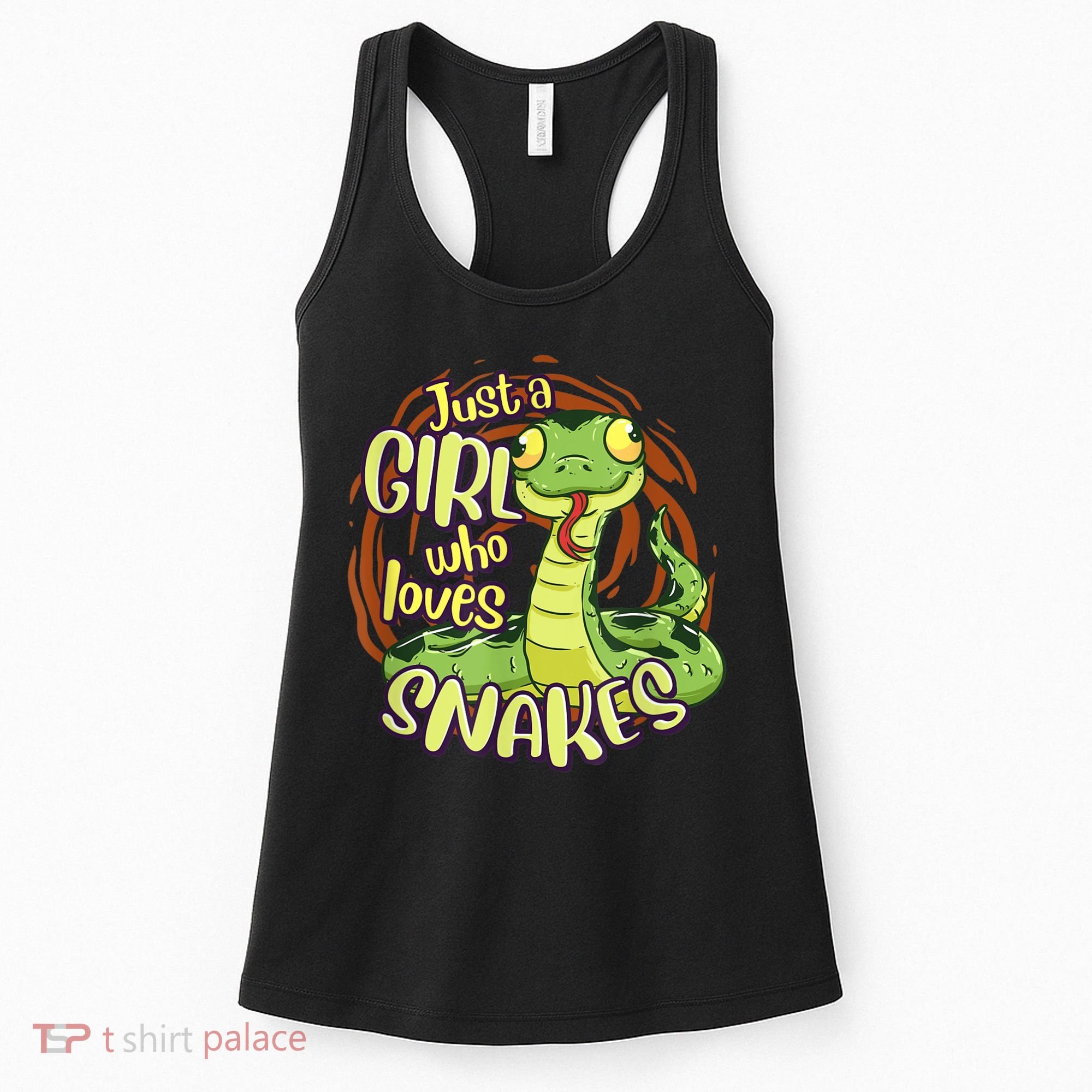 Cute Snake Just A Girl Who Loves Snakes Women's Tank Top