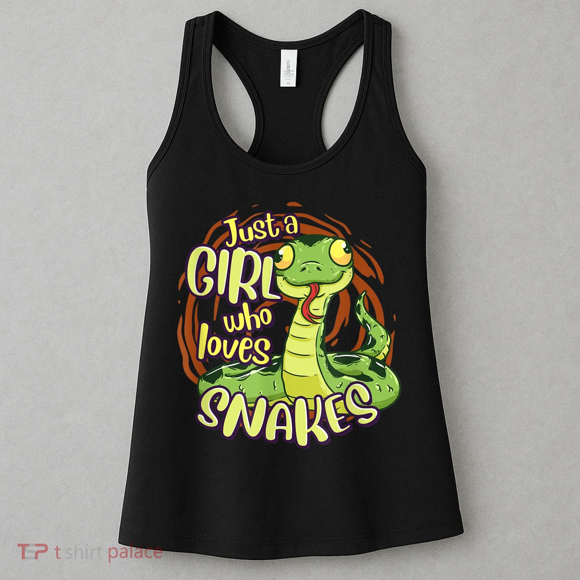 Cute Snake Just A Girl Who Loves Snakes Women's Tank Top