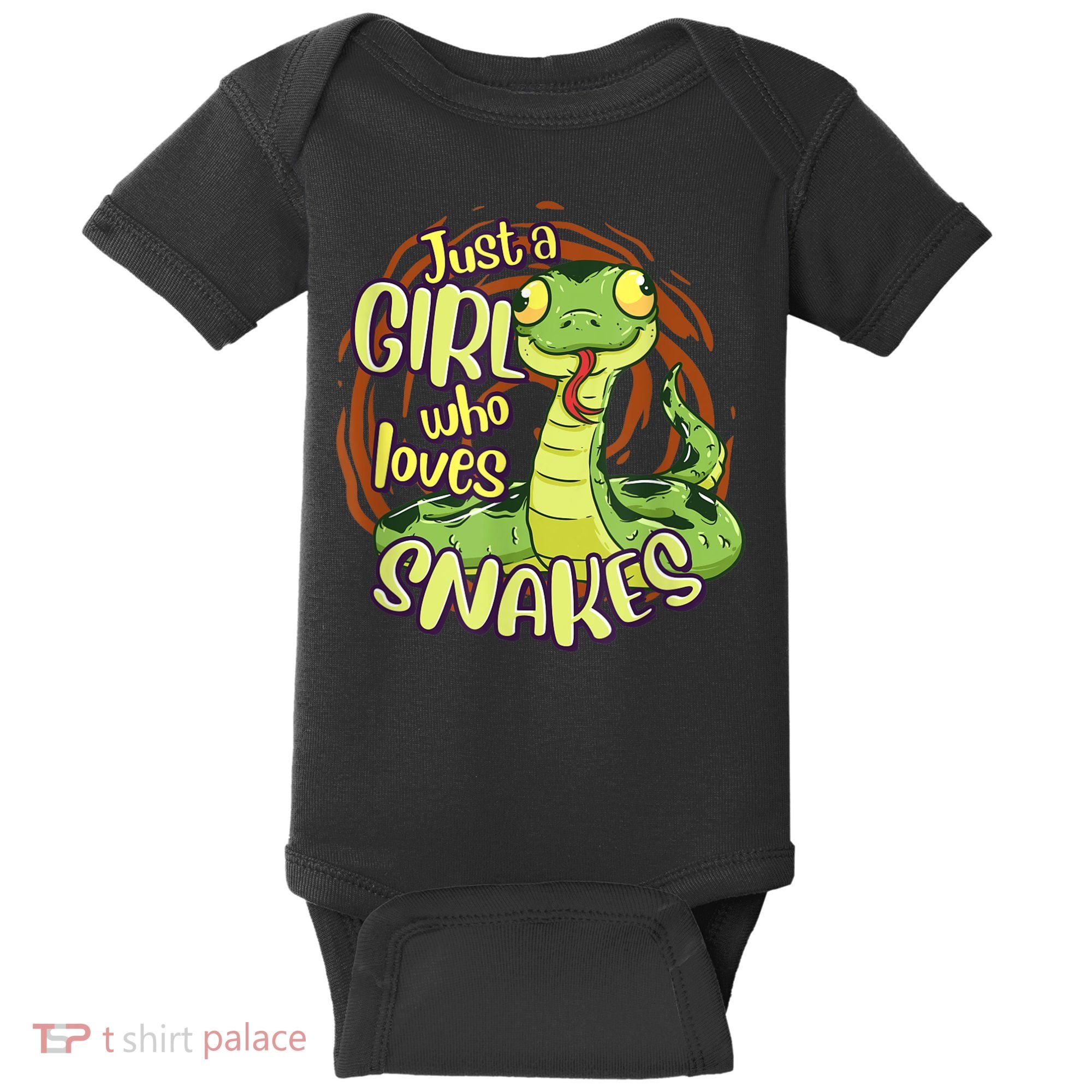 Cute Snake Just A Girl Who Loves Snakes Baby Bodysuit
