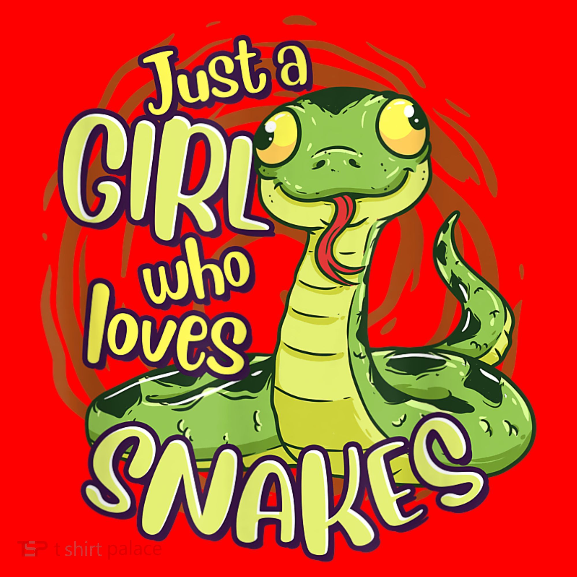 Cute Snake Just A Girl Who Loves Snakes Santa Hat