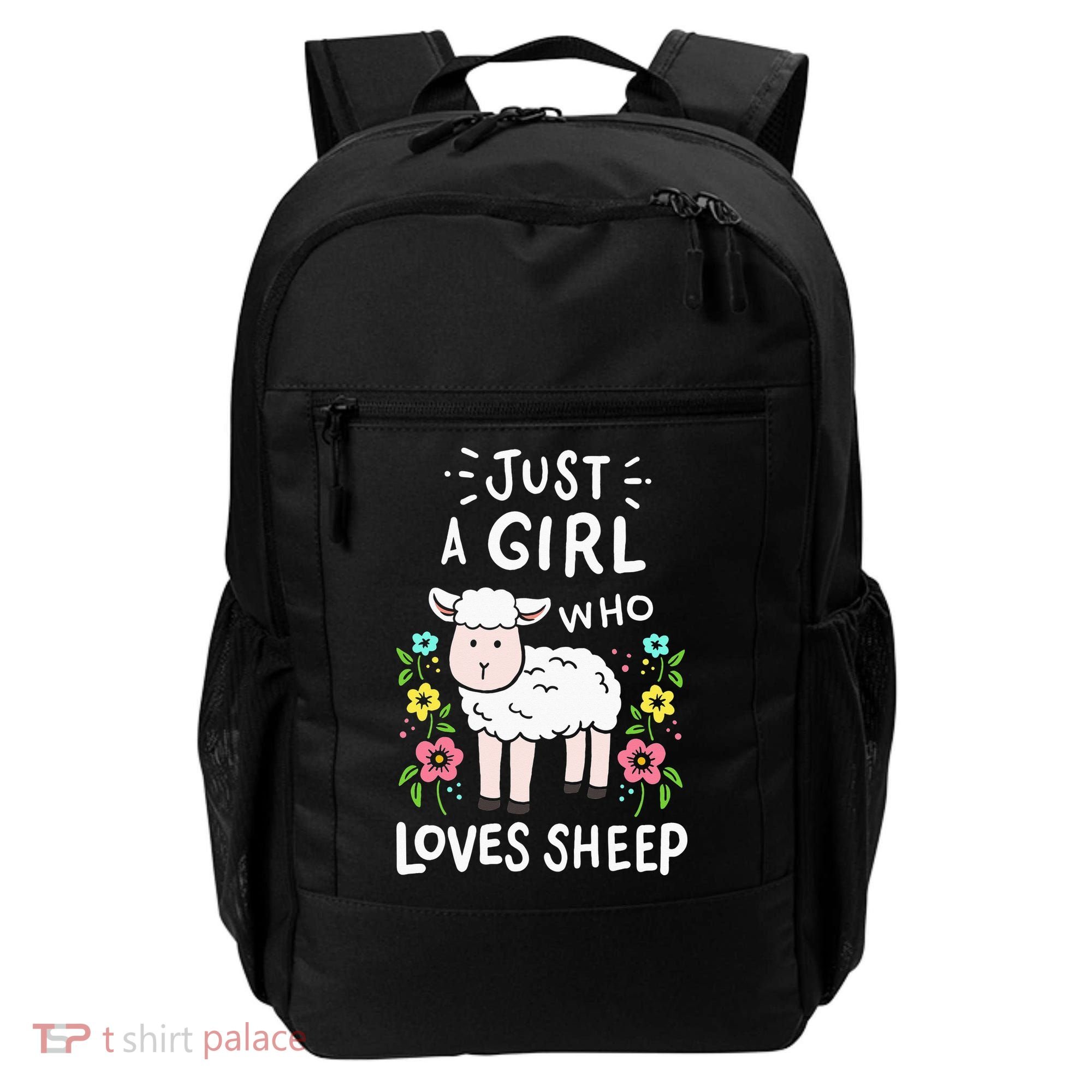 Cute Sheep Just A Girl Who Loves Sheep Backpack