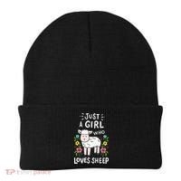 Cute Sheep Just A Girl Who Loves Sheep Beanie thumb 0