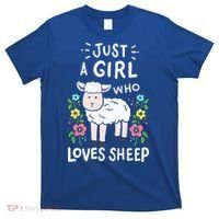 Cute Sheep Just A Girl Who Loves Sheep T-Shirt thumb 0