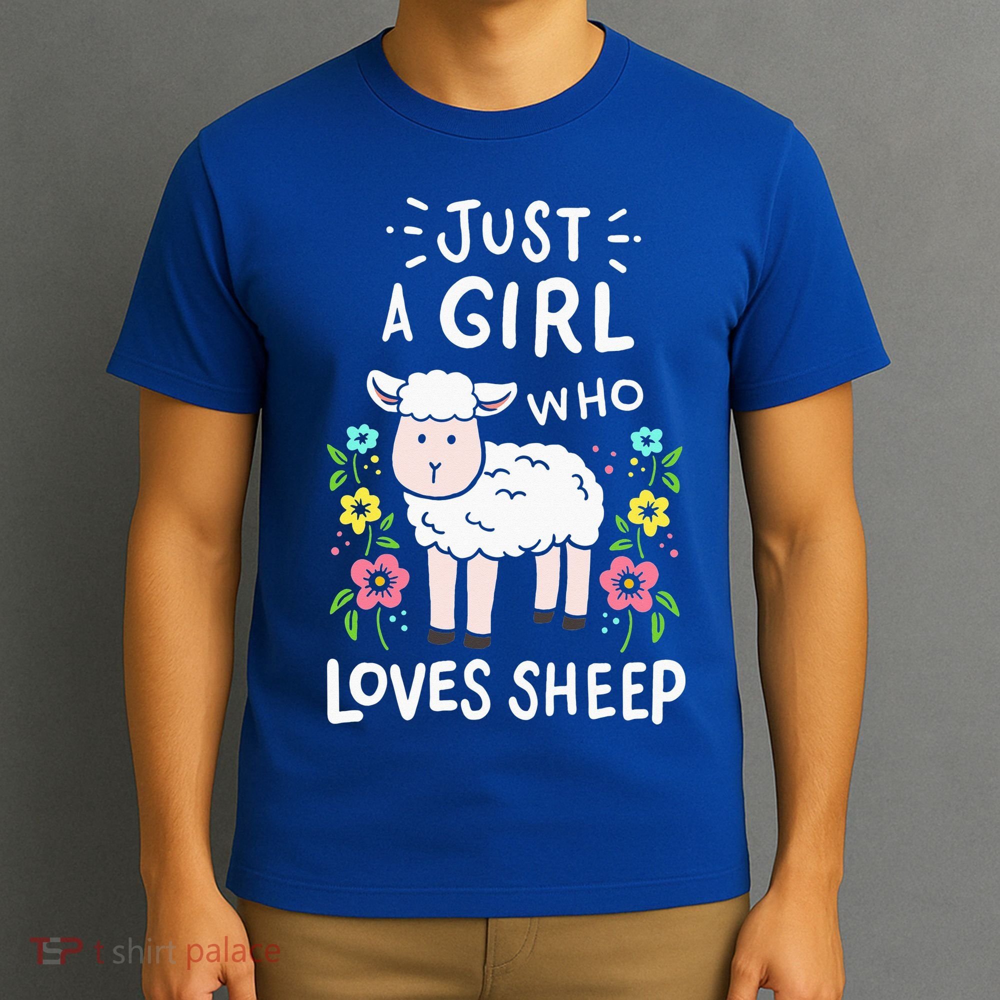 Cute Sheep Just A Girl Who Loves Sheep T-Shirt