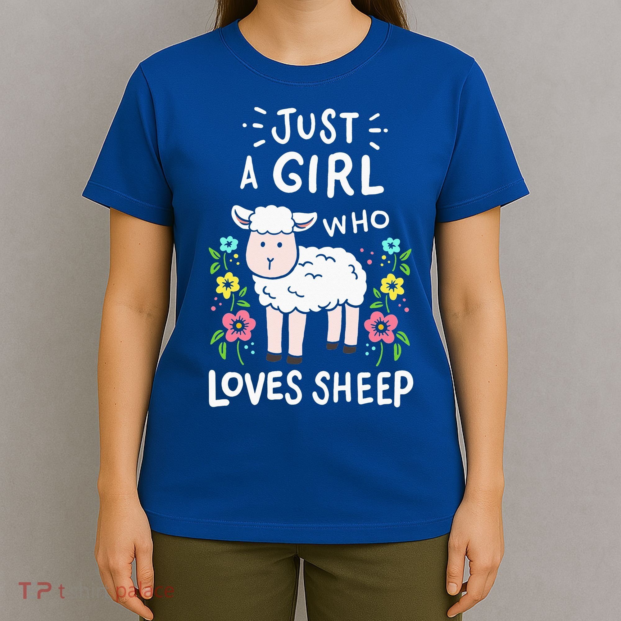 Cute Sheep Just A Girl Who Loves Sheep T-Shirt