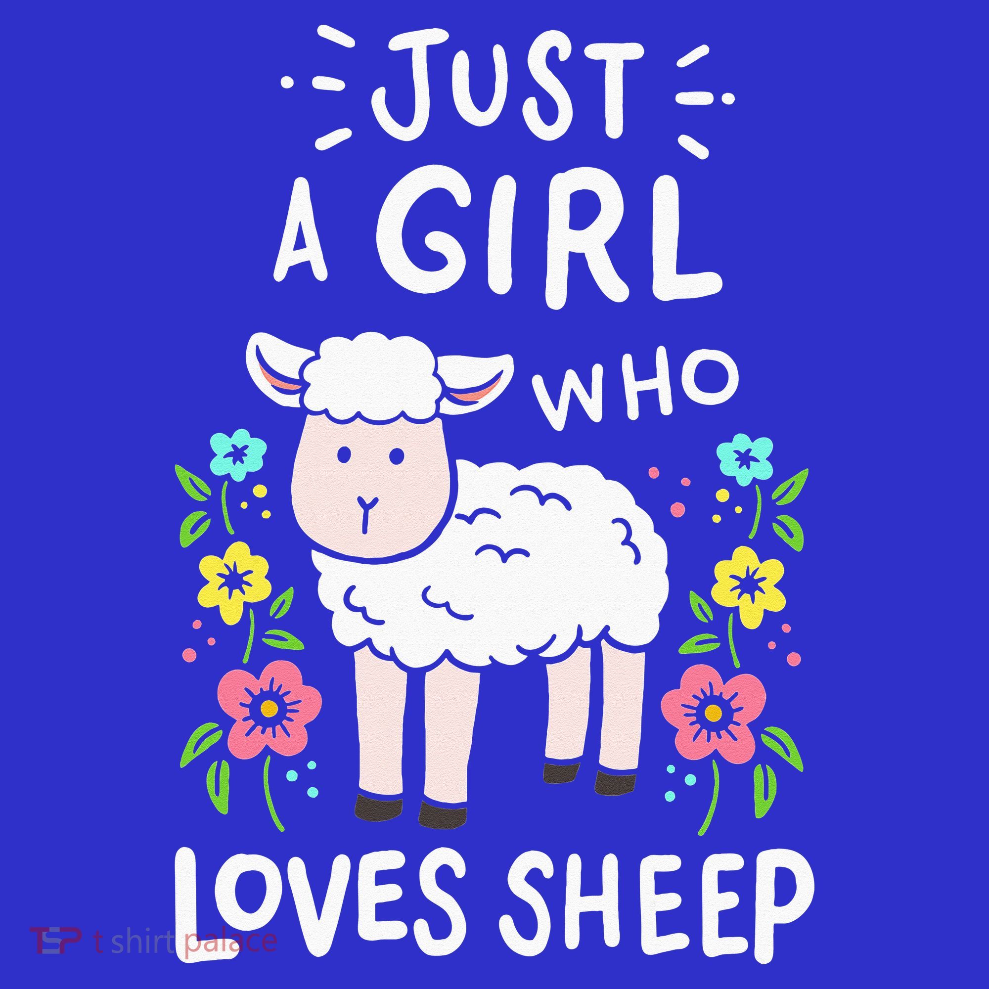 Cute Sheep Just A Girl Who Loves Sheep Mousepad