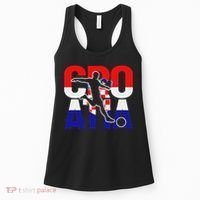 Croatia Soccer Jersey Players & Fans Of Croatian Soccer Women's Tank Top thumb 0