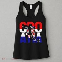 Croatia Soccer Jersey Players & Fans Of Croatian Soccer Women's Tank Top thumb 3