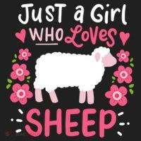 Cool Sheep Just A Girl Who Loves Sheep Funny Gift For Sheep Lovers Hat thumb 2