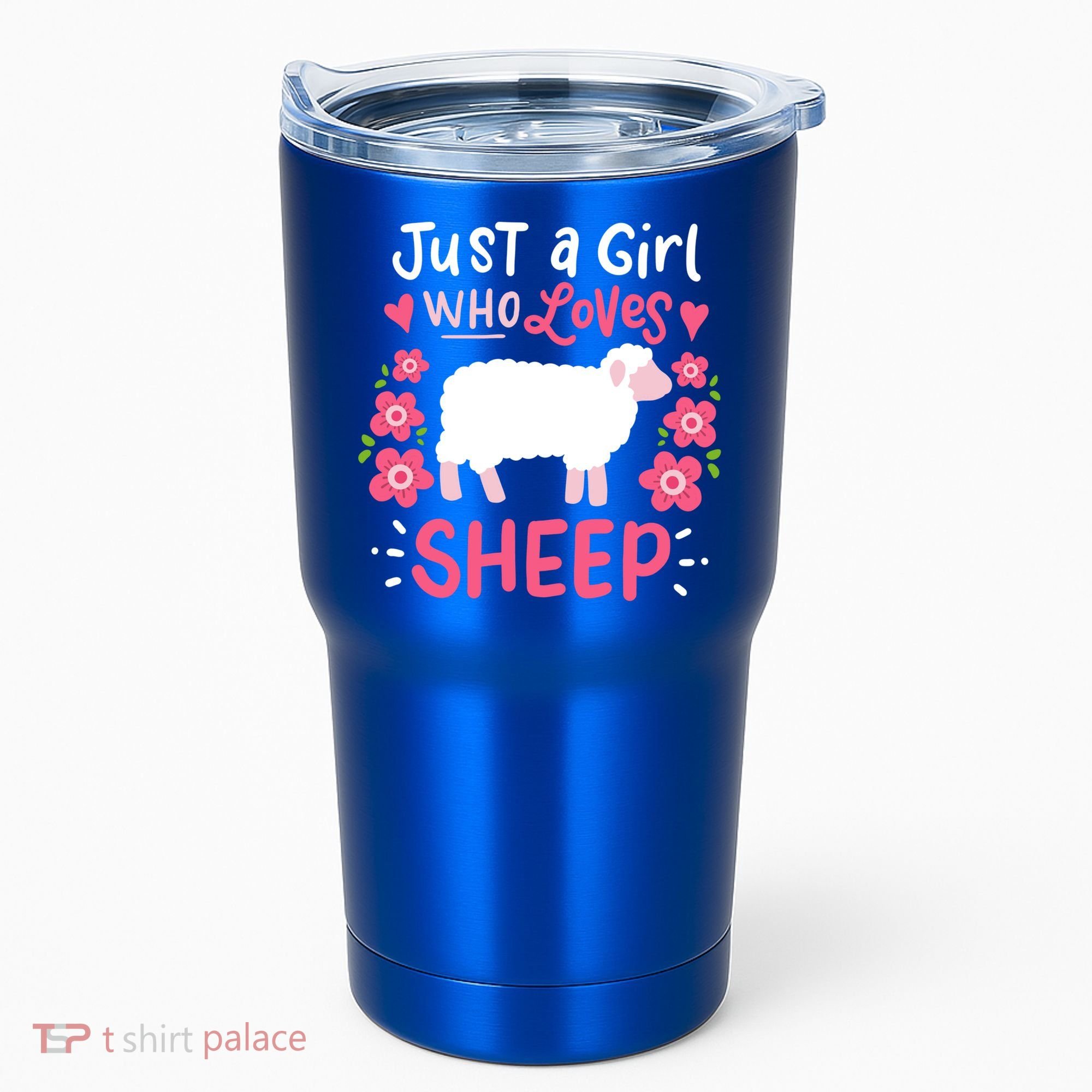 Cool Sheep Just A Girl Who Loves Sheep Funny Gift For Sheep Lovers Tumbler