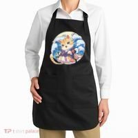 Cat Sushi Japanese Anime Kawaii Neko Apron thumb 2