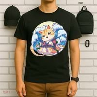 Cat Sushi Japanese Anime Kawaii Neko T-Shirt thumb 6