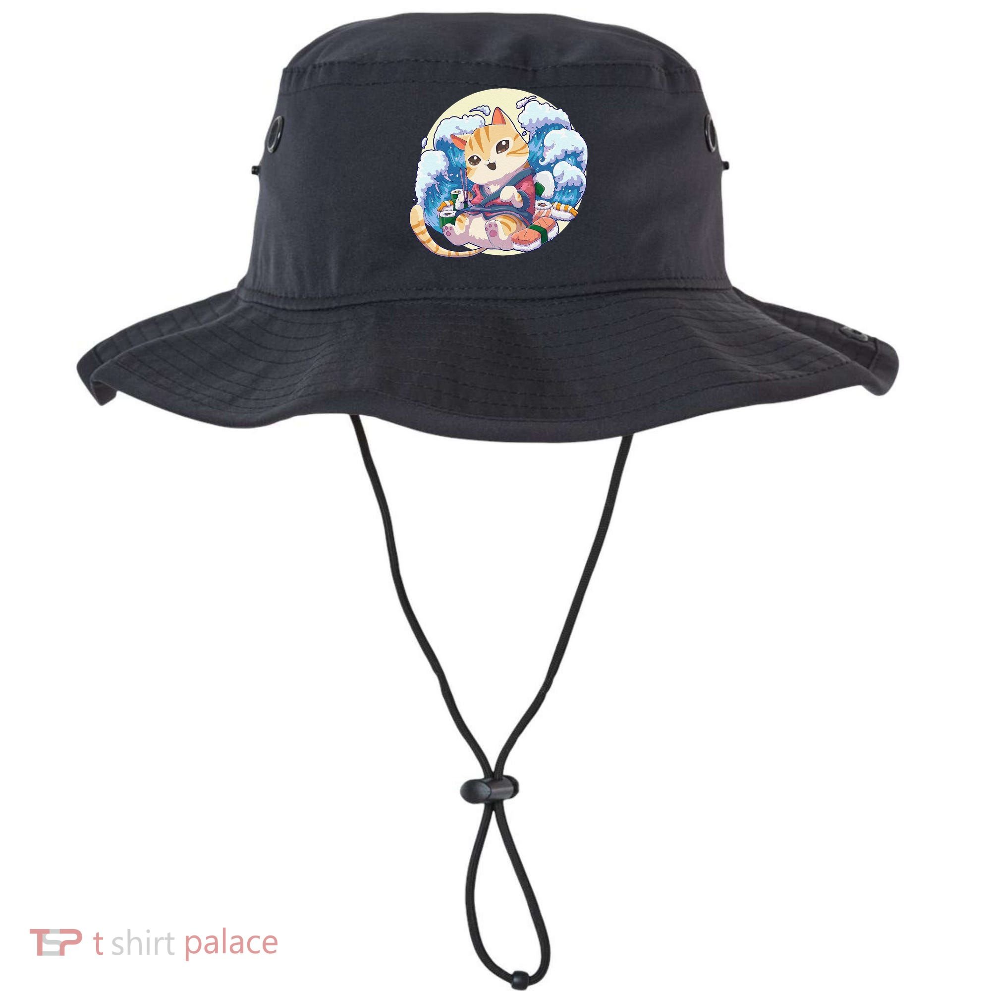 Cat Sushi Japanese Anime Kawaii Neko Bucket Hat