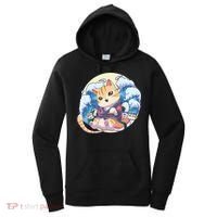 Cat Sushi Japanese Anime Kawaii Neko Women's Hoodie thumb 0