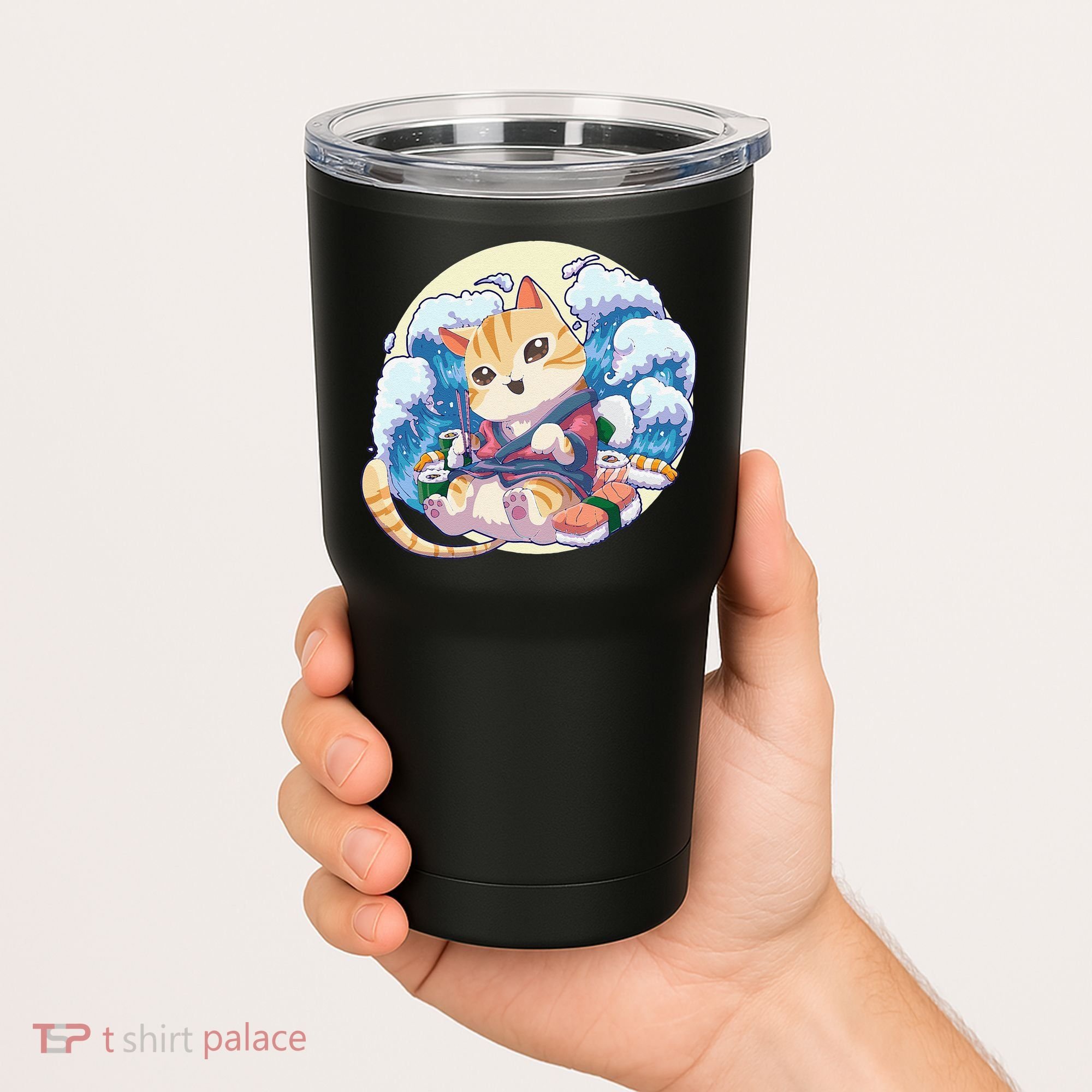 Cat Sushi Japanese Anime Kawaii Neko Tumbler