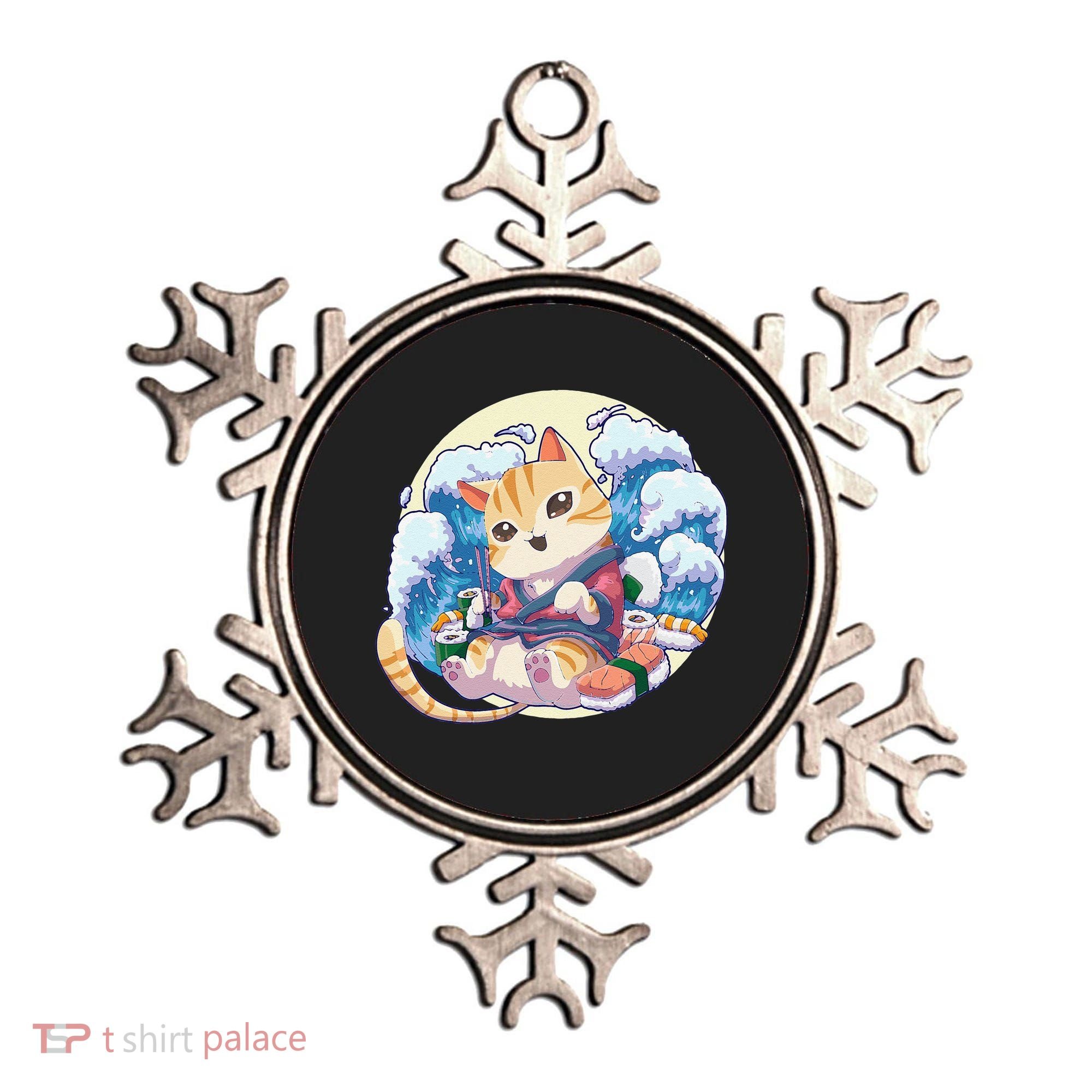 Cat Sushi Japanese Anime Kawaii Neko Ornament