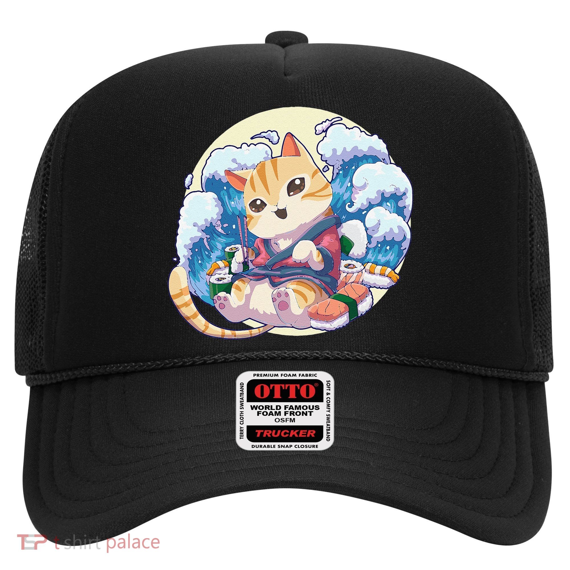 Cat Sushi Japanese Anime Kawaii Neko Hat