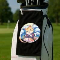 Cat Sushi Japanese Anime Kawaii Neko Golf Towel thumb 2