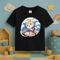 Cat Sushi Japanese Anime Kawaii Neko Toddler T-Shirt thumb 3