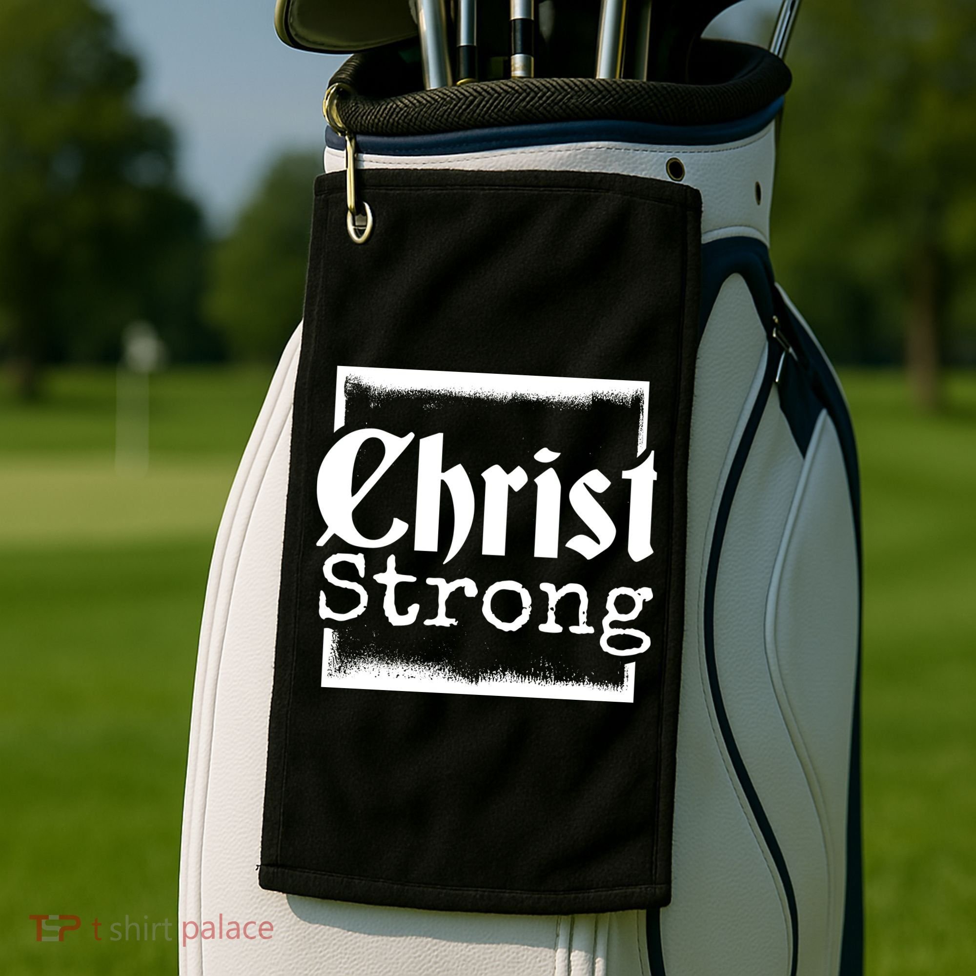 Christ Strong Jesus Lover Gift Golf Towel