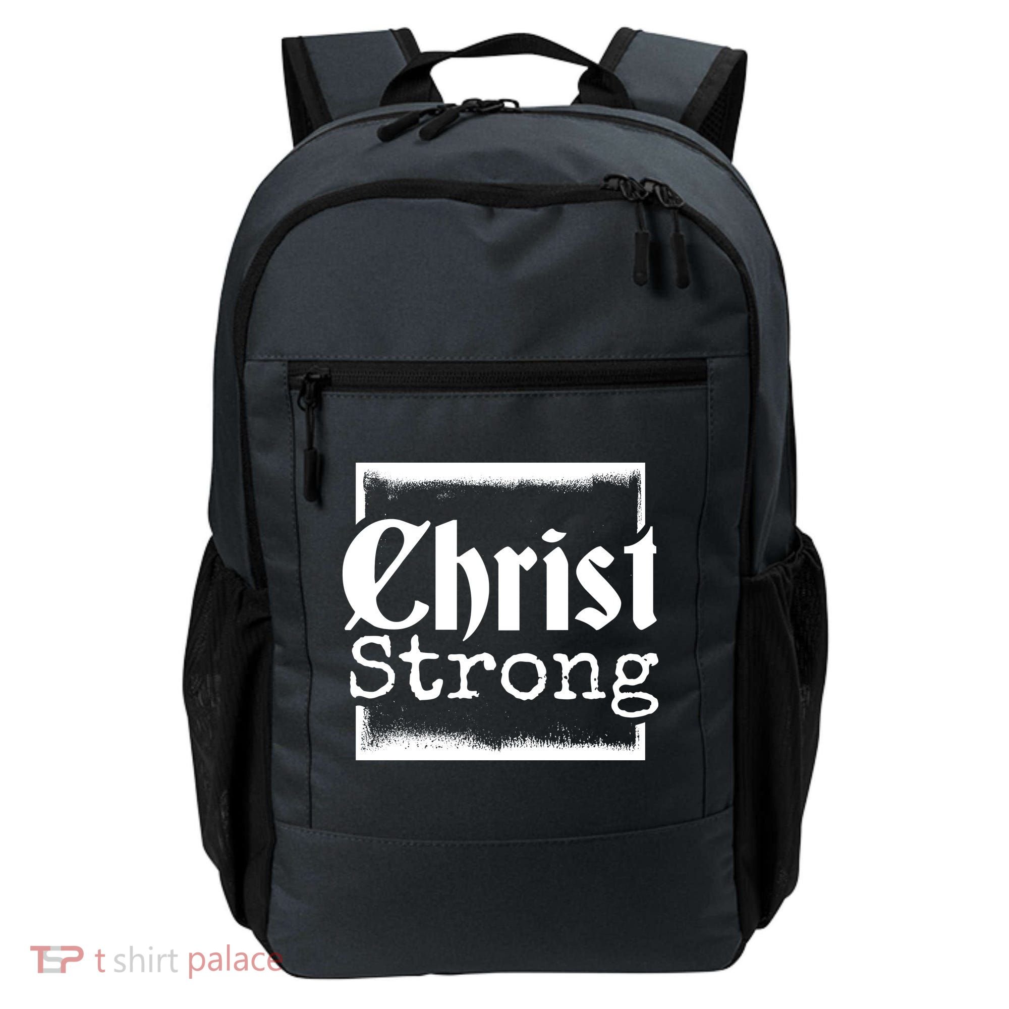 Christ Strong Jesus Lover Gift Backpack