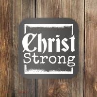 Christ Strong Jesus Lover Gift Coaster thumb 0