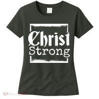 Christ Strong Jesus Lover Gift Women's T-Shirt thumb 0