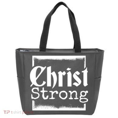 Christ Strong Jesus Lover Gift Tote Bag
