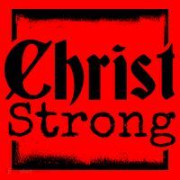 Christ Strong Jesus Lover Gift Santa Hat thumb 1