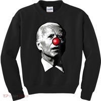 Clown Show Joe Funny Joe Biden Is A Democratic Clown Kids Sweatshirt thumb 0