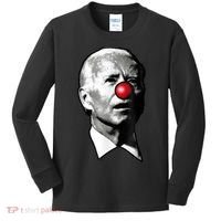 Clown Show Joe Funny Joe Biden Is A Democratic Clown Kids Long Sleeve Shirt thumb 0