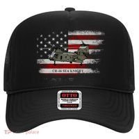 Ch46 Sea Knight Helicopter Usa Flag Helicopter Pilot Funny Gift Hat thumb 0