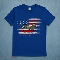 Ch46 Sea Knight Helicopter Usa Flag Helicopter Pilot Funny Gift T-Shirt thumb 5